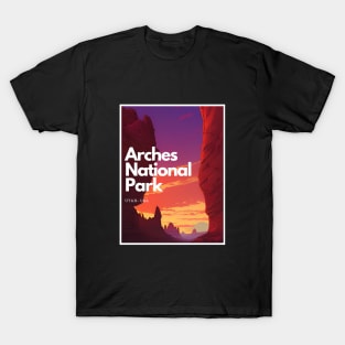 Arches National Park hike Utah United States T-Shirt